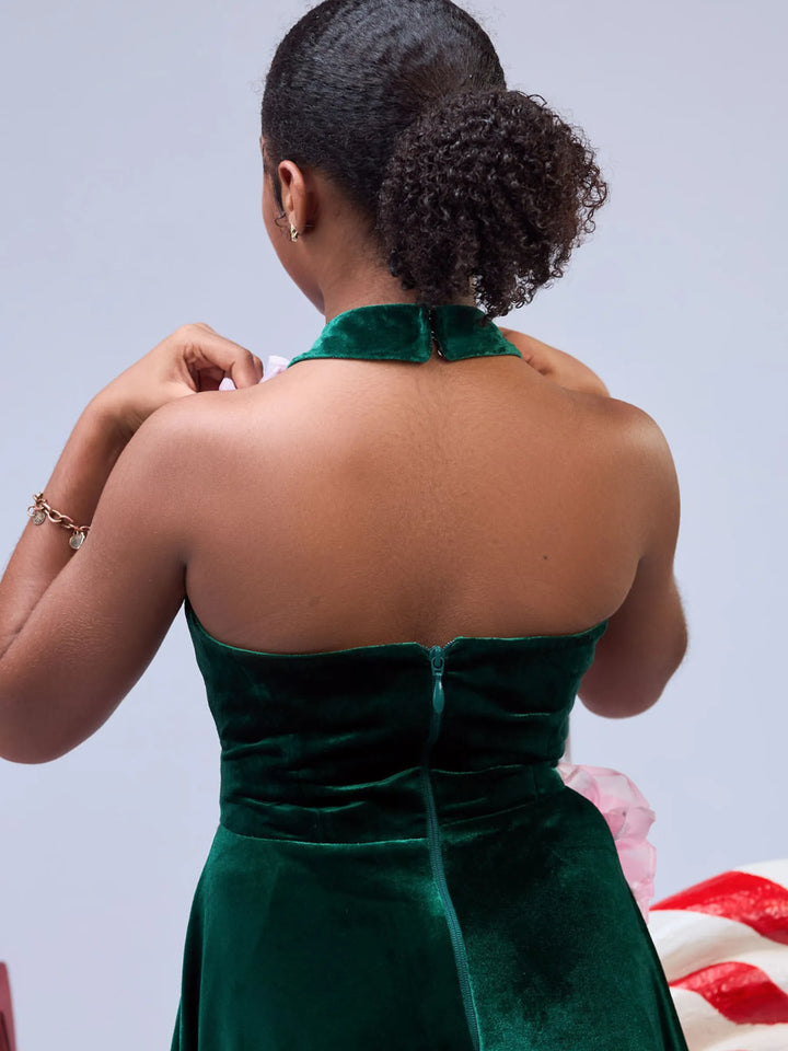 Estel Halter Neck Dress