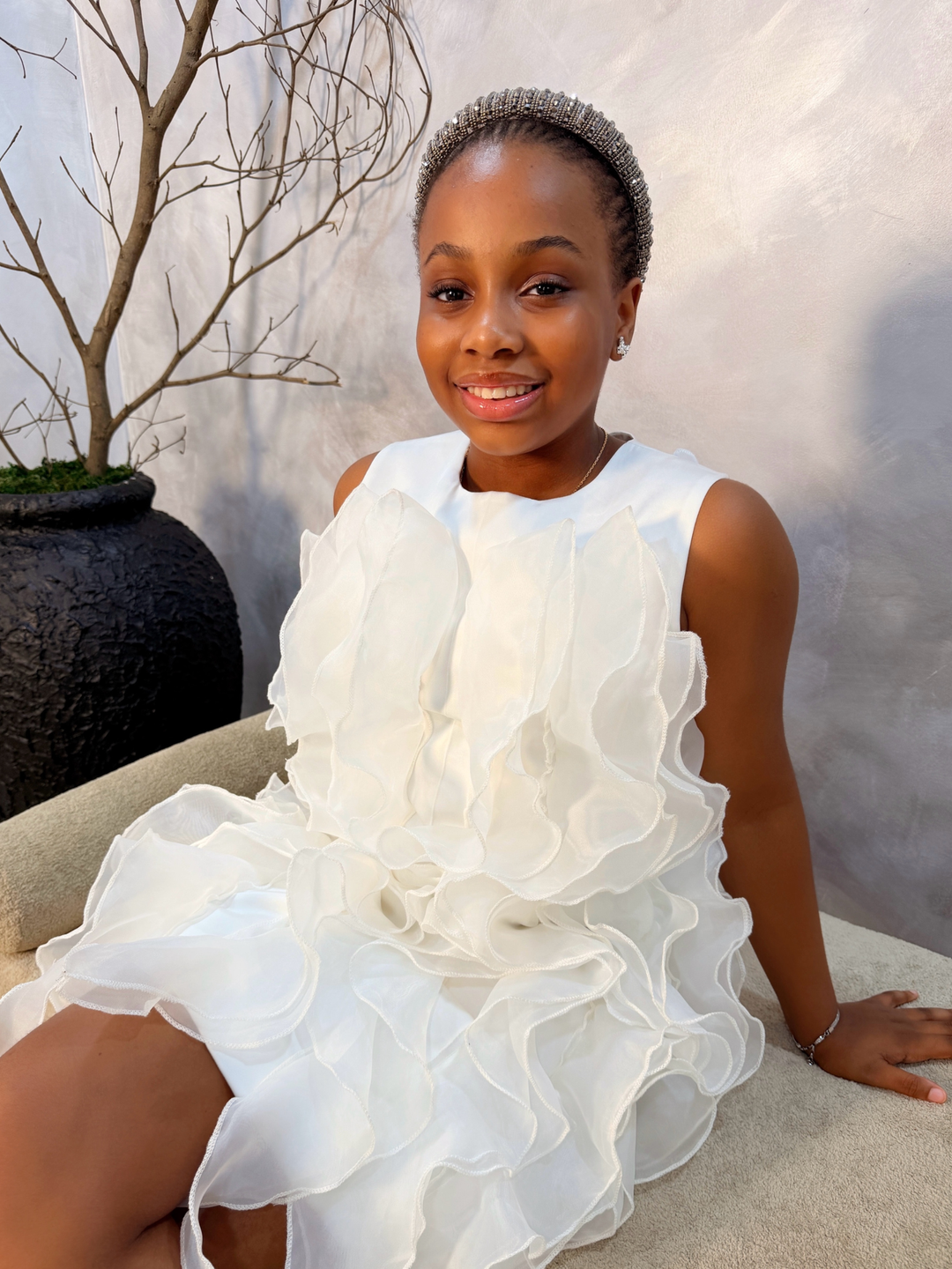 Milan Ruffle Dress