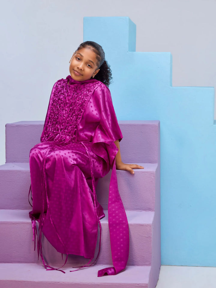 Zaya  Kaftan -In Pink