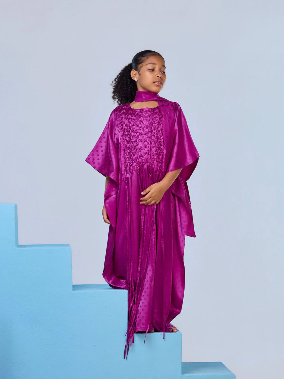 Zaya  Kaftan -In Pink